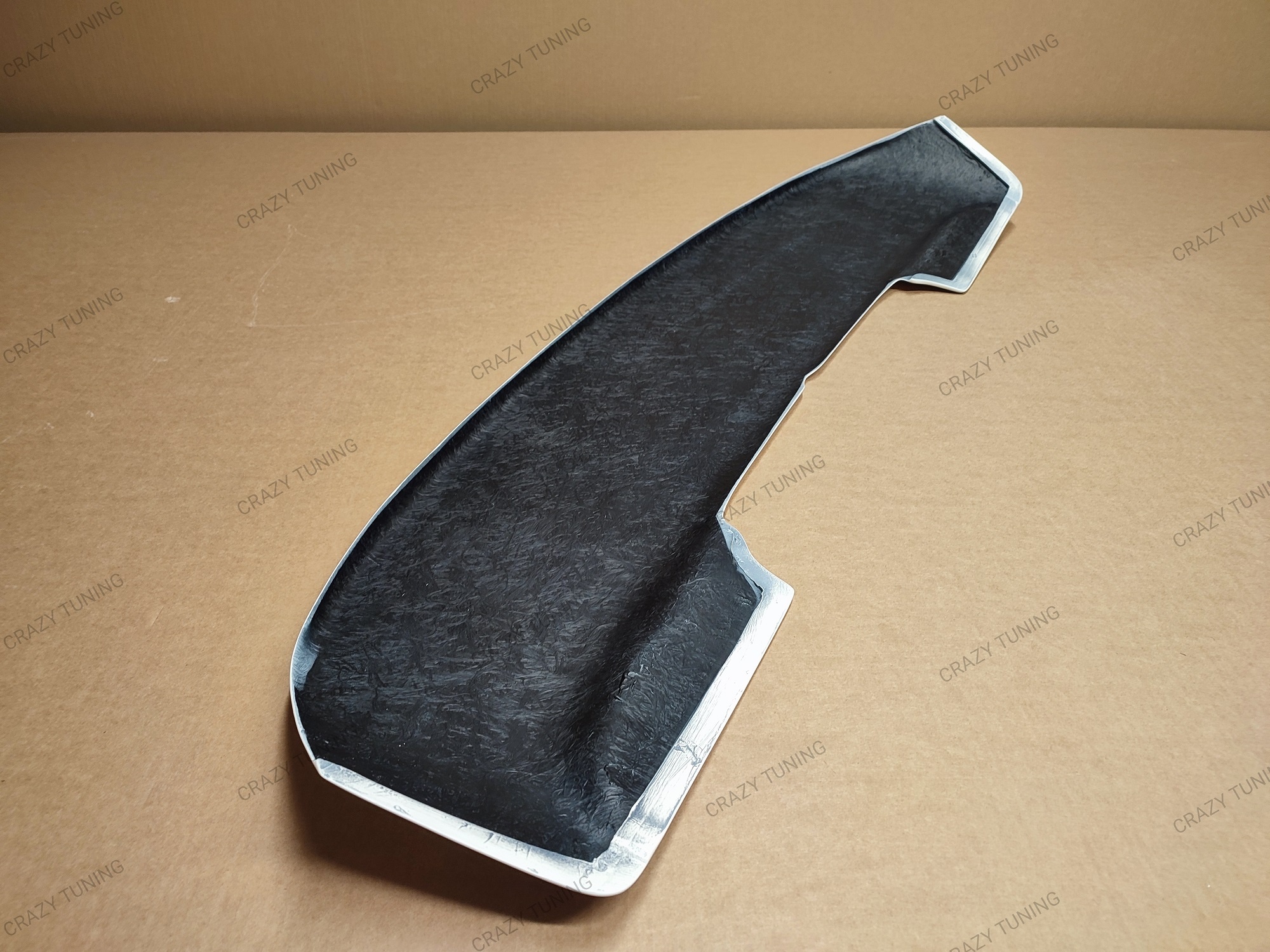 Big roof spoiler painted alternate view 2