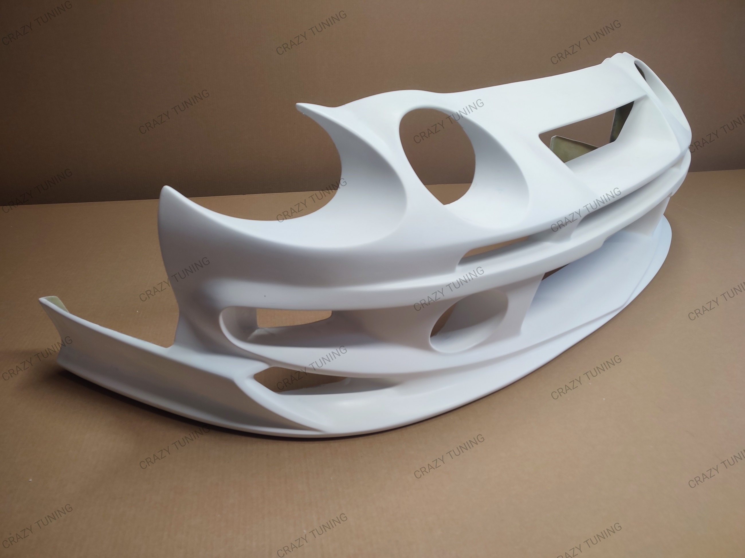 Varis style front bumper ST-205 GT-4 painted alternate view 2