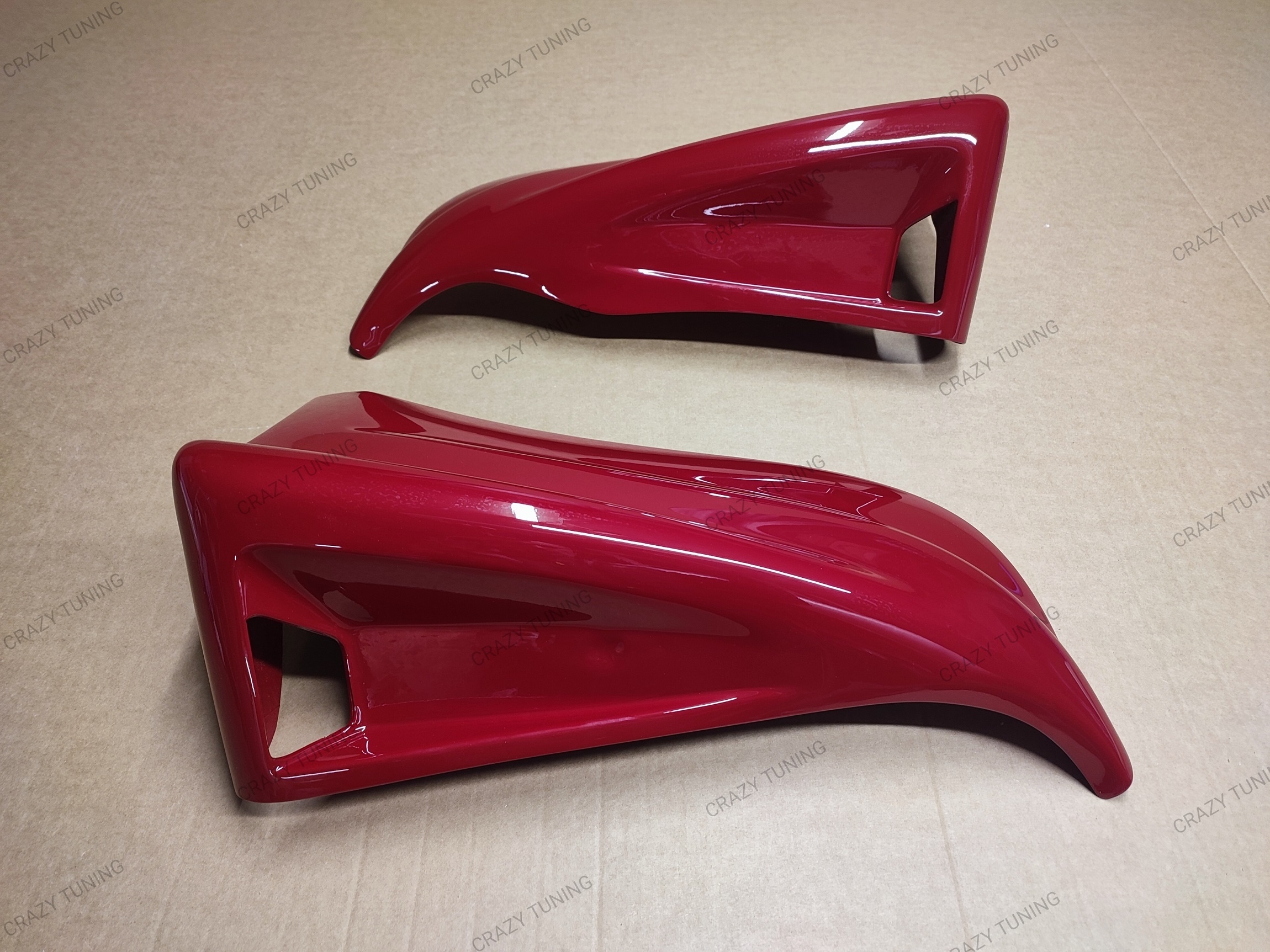 TRD style rear spats painted